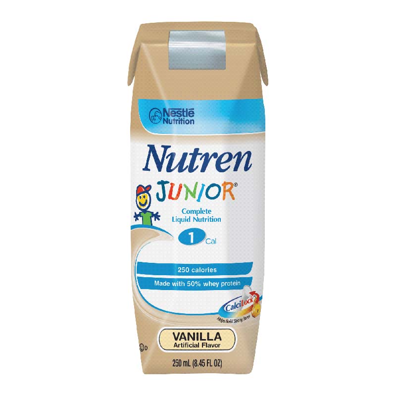 Nutren Junior Complete Vanilla Flavor 250 mL Can, Case