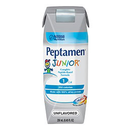 Peptamen Junior Complete Elemental Nutrition Unflavored Liquid 8 oz Can