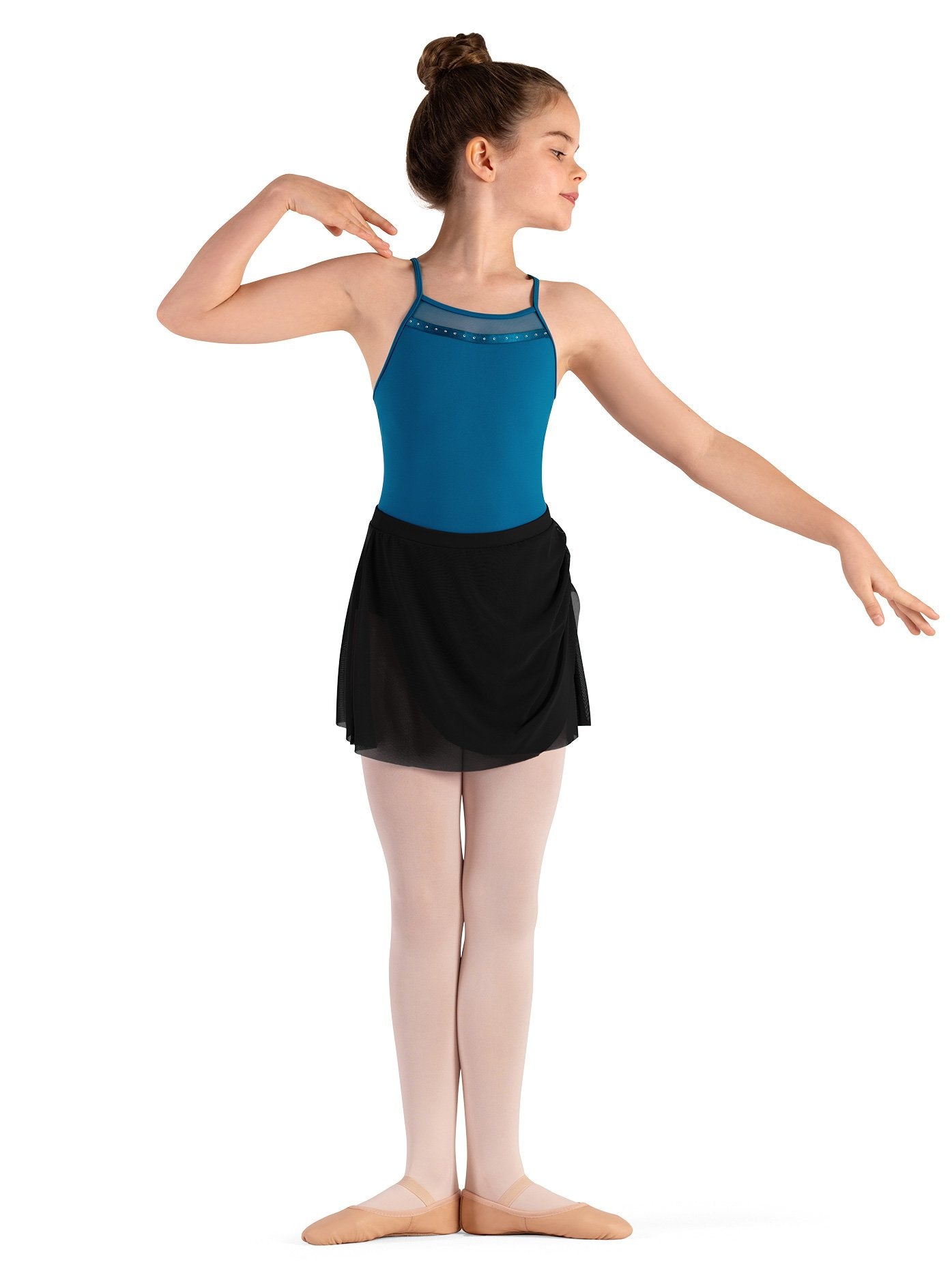 Bloch Girls "Casey" Pull-On Skirt Lilac I CR9281