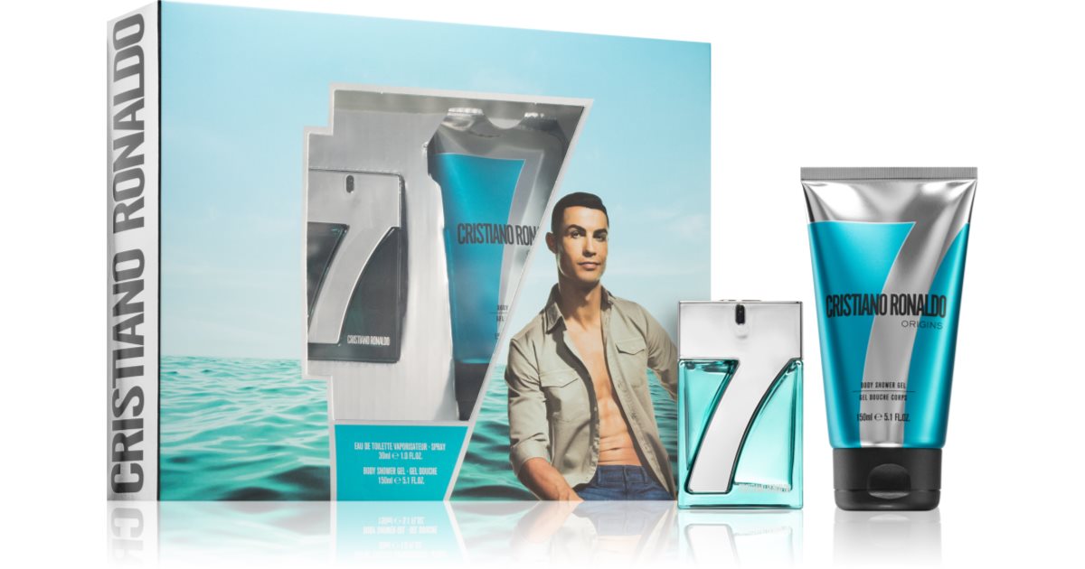 Cristiano Ronaldo CR7 Origins Gavesett for menn Eau de Toilette 30ml + dusjgelé 150ml