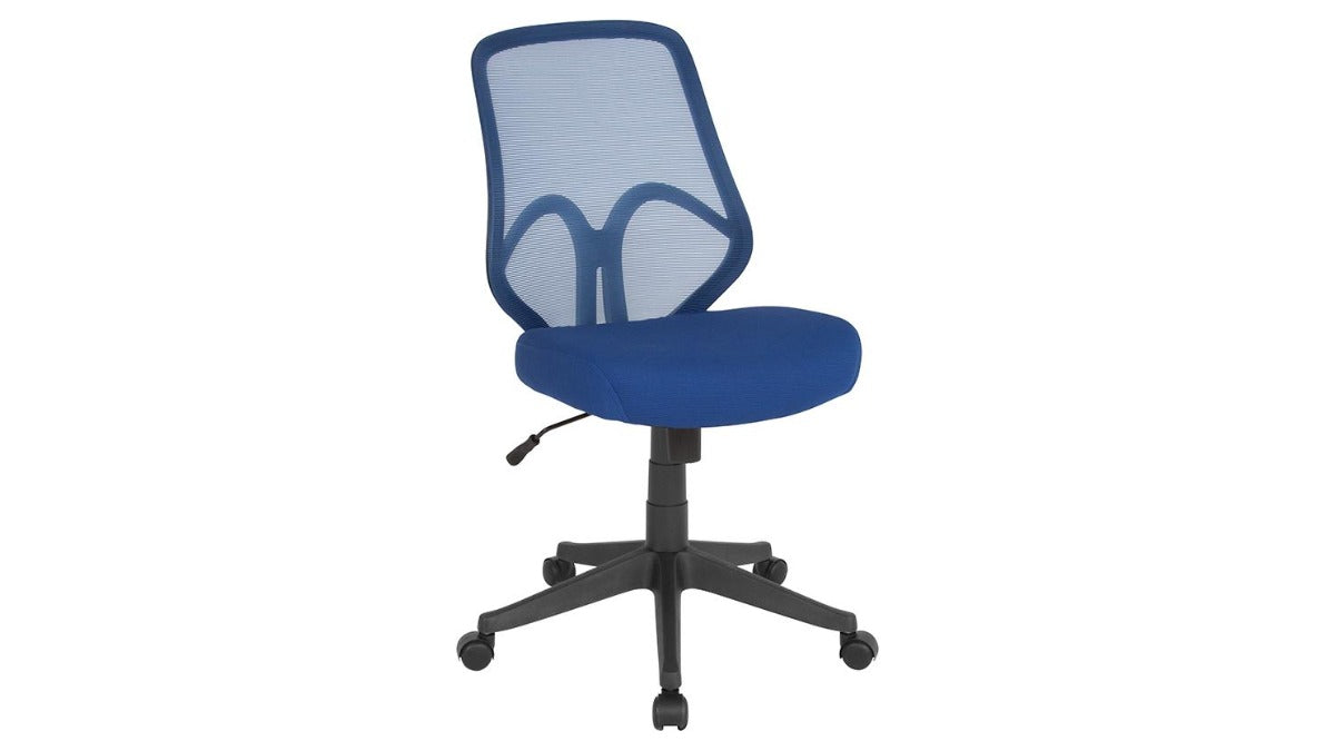 Skyline Decor Salerno Series High Back: Mesh Office Chair Navy