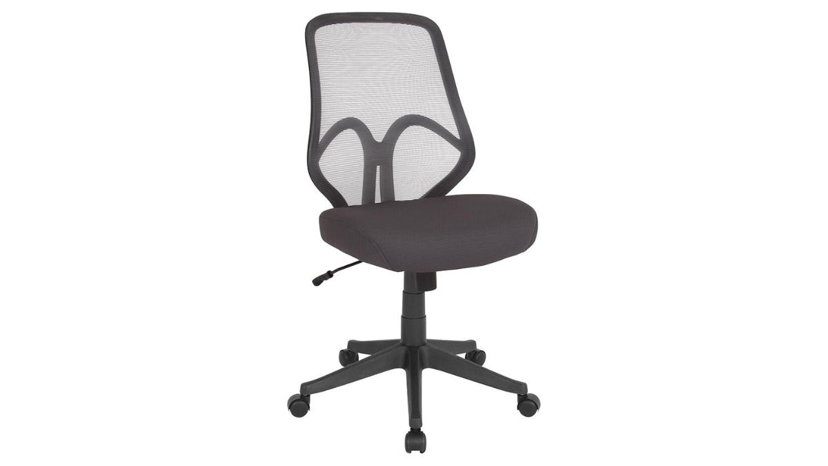 Skyline Decor Salerno Series High Back: Mesh Office Chair Dark Gray