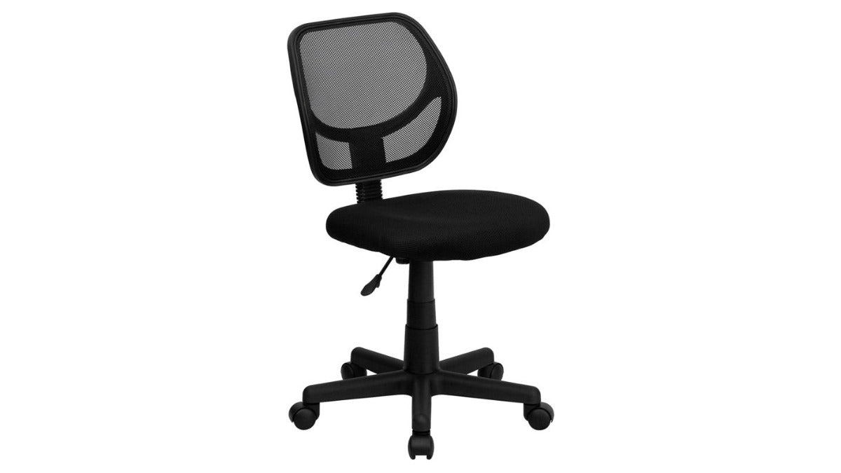 Skyline Decor Low Back Mesh Swivel Task: Office Chair Black