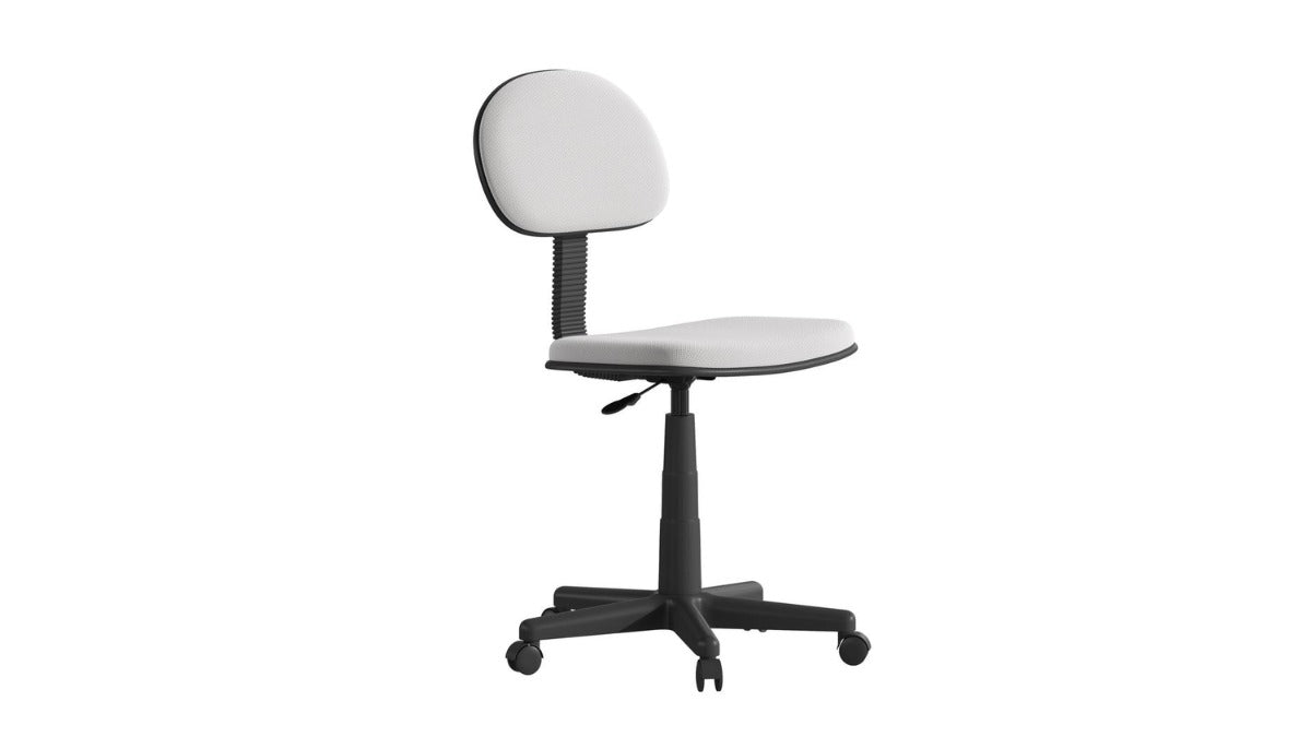 Skyline Decor Low Back Adjustable Swivel: Task Office Chair Gray