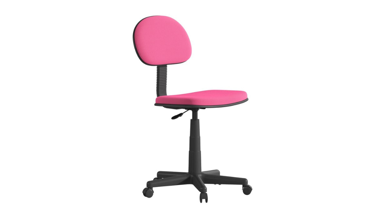 Skyline Decor Low Back Adjustable Swivel: Task Office Chair Dark Pink