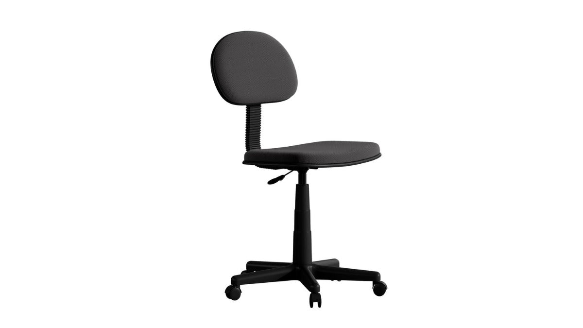 Skyline Decor Low Back Adjustable Swivel: Task Office Chair Black