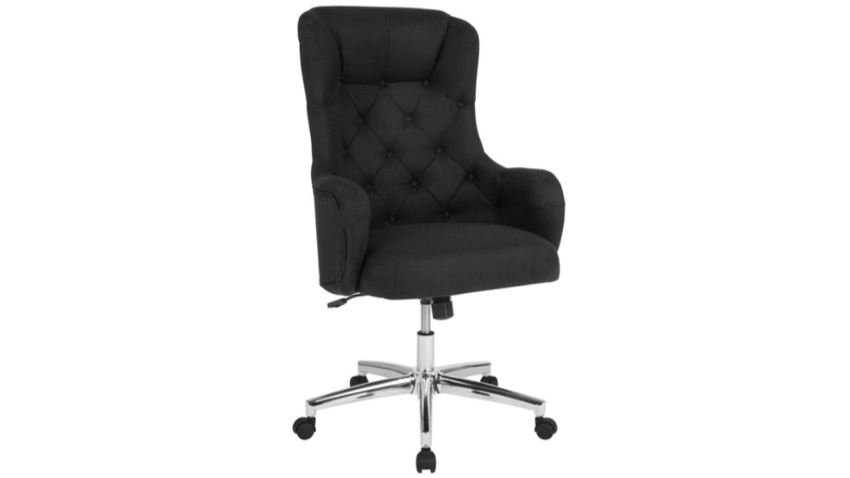 Skyline Decor Home and Office Upholstered: High Back Chair Black