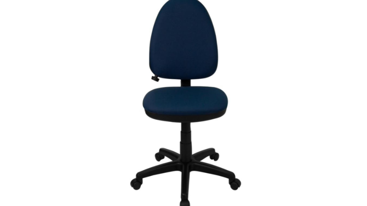 Skyline Decor Mid-Back Multifunction Office Chair Navy Blue