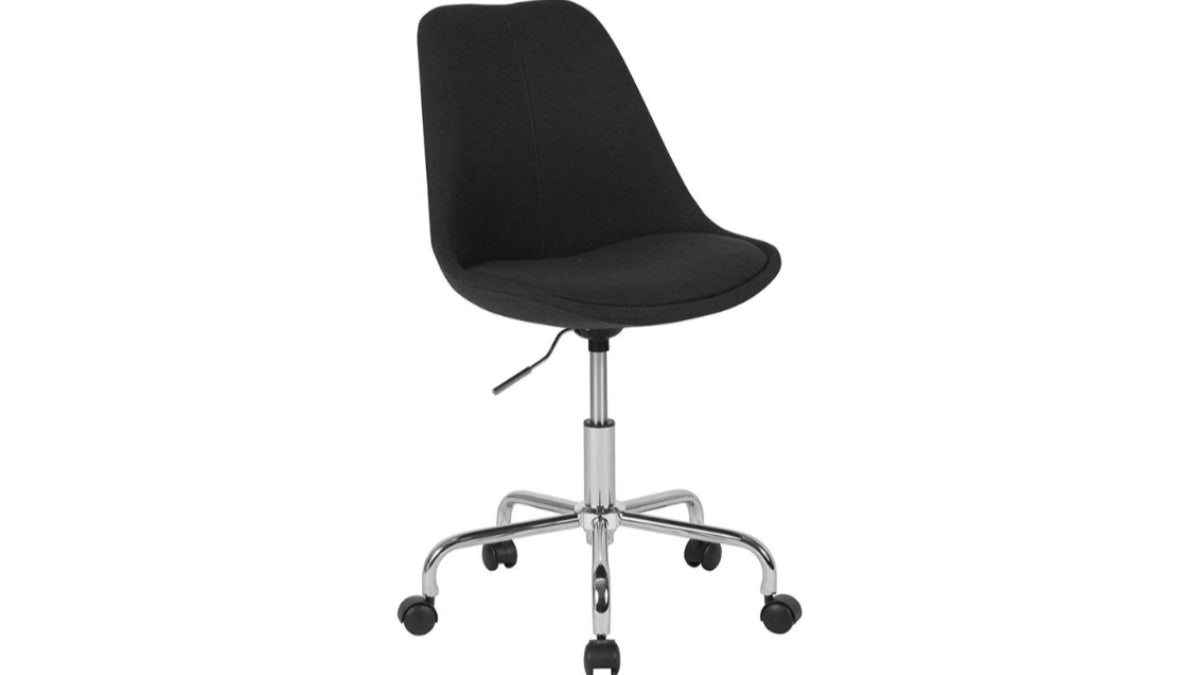 Skyline Decor Mid-Back: Task Office Chair Black