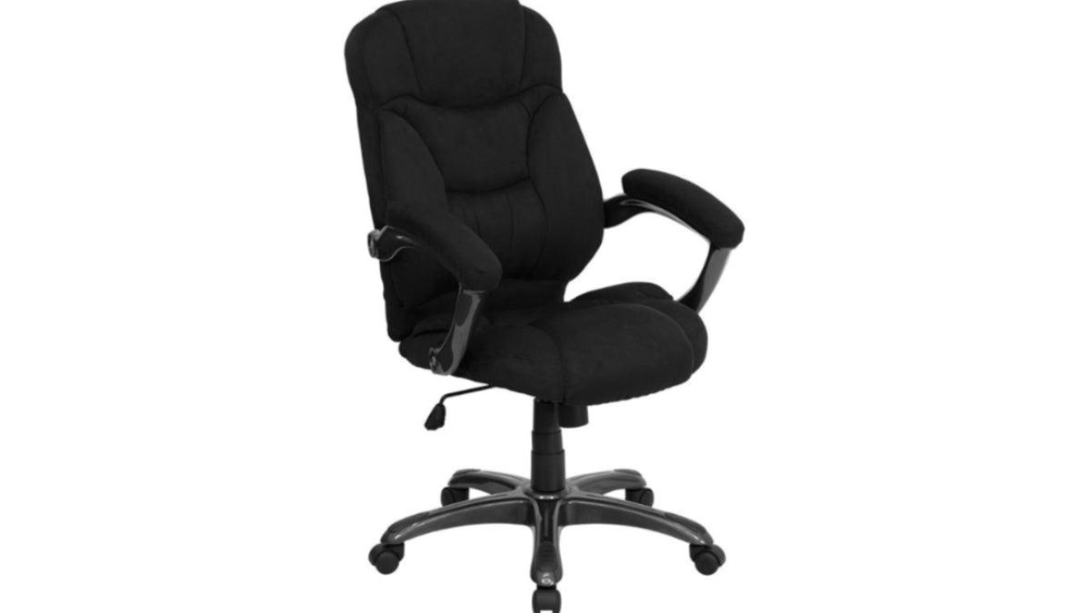 Skyline Decor High Back Contemporary Executive: Swivel Office Chair Black