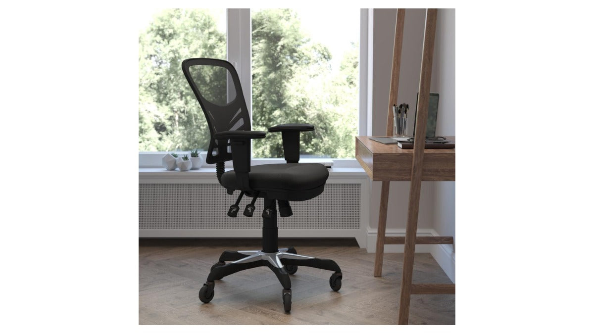 Skyline Decor Ergonomic Office Chair: Adjustable Arms Black