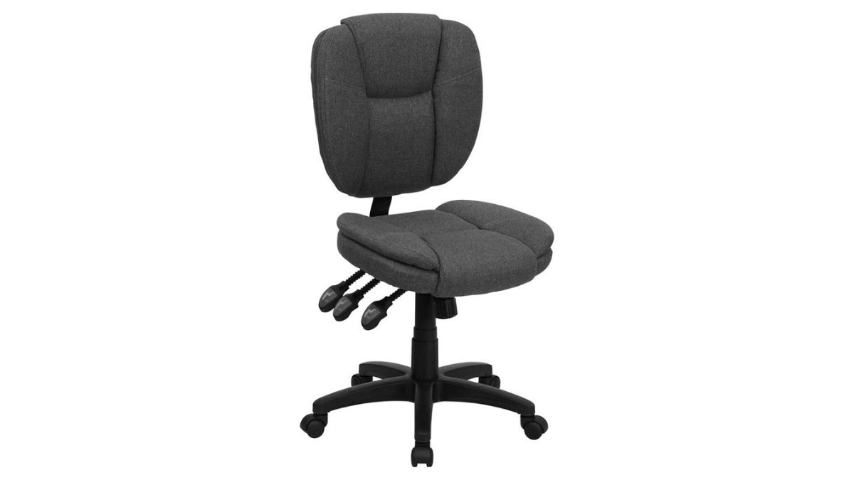 Skyline Decor Multifunction Swivel Ergonomic Chair Grey