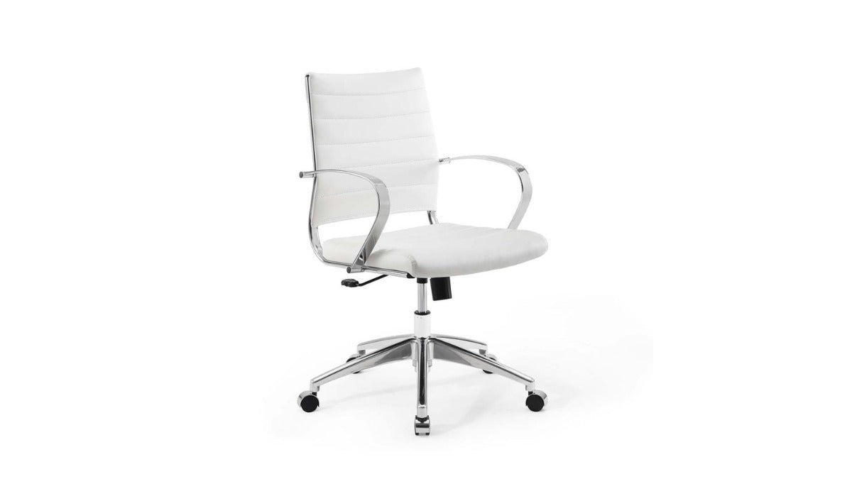 Trio Supply House Jive Mid Back Office Chair White
