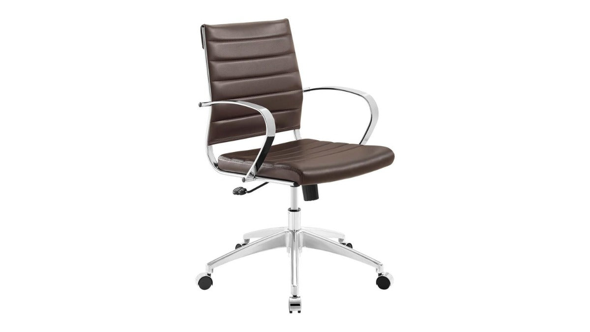 Trio Supply House Jive Mid Back Office Chair Brown