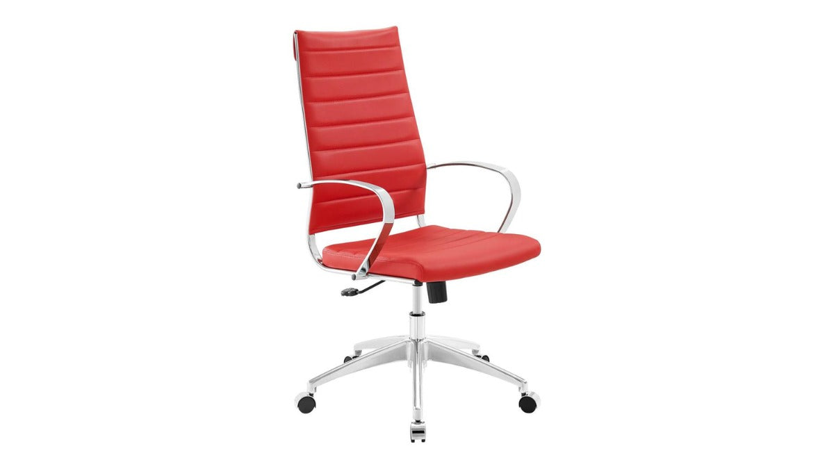 Trio Supply House Jive Highback Office Chair RED