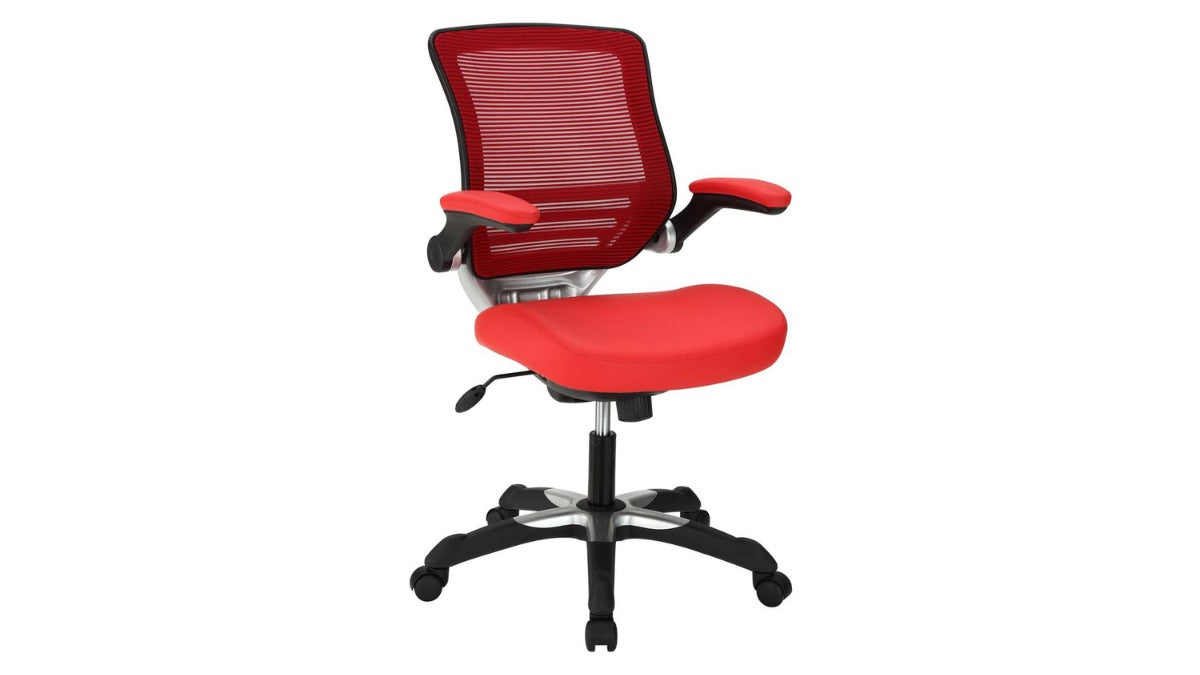Trio Supply House Edge Vinyl Office Chair RED