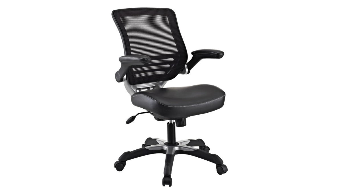 Trio Supply House Edge Vinyl Office Chair BLACK