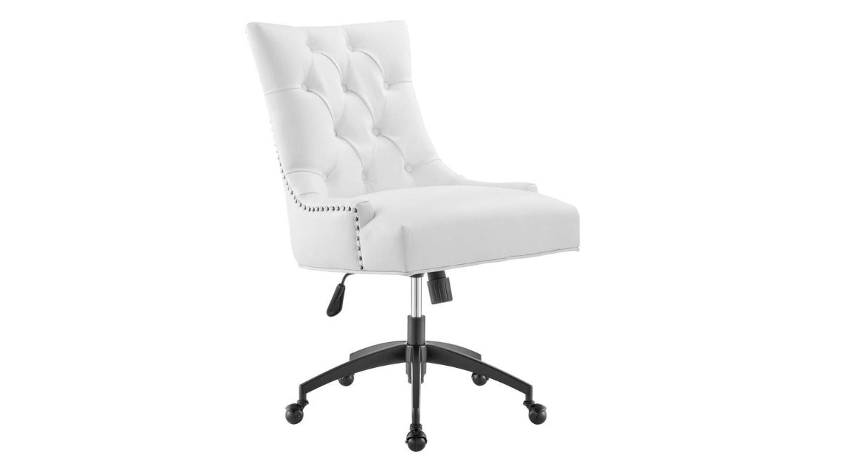 Trio Supply House Leather Office Chair White