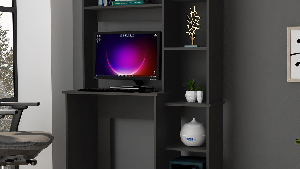 FM FURNITURE Nashville Desk Black Wengue