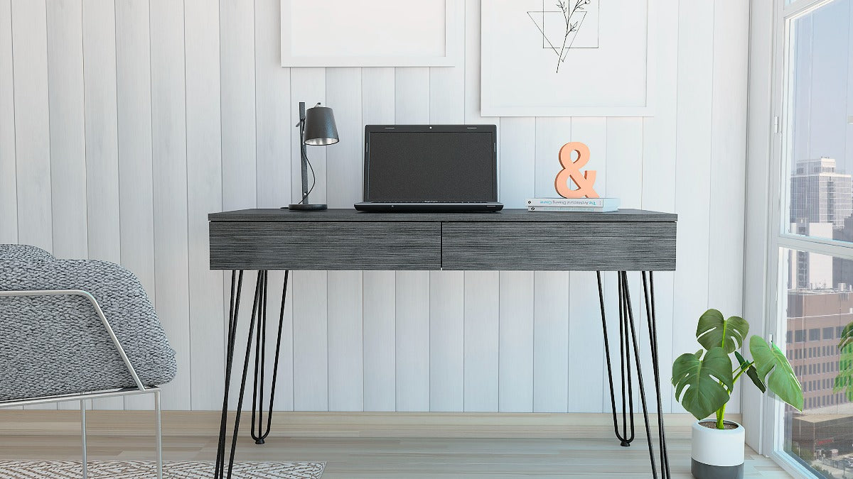 FM FURNITURE Oakland Desk Smoky Oak