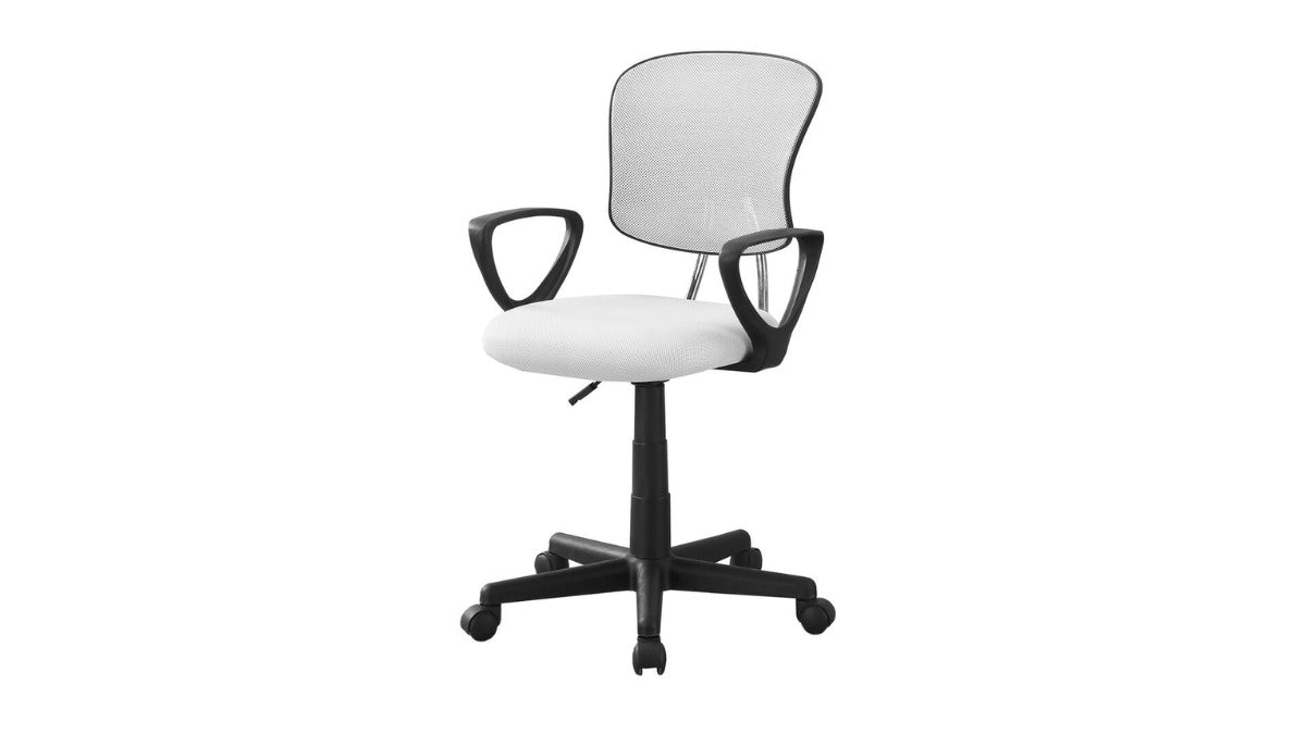 Trio Supply House Office Chair Mesh Juvenile: Multi-Position White