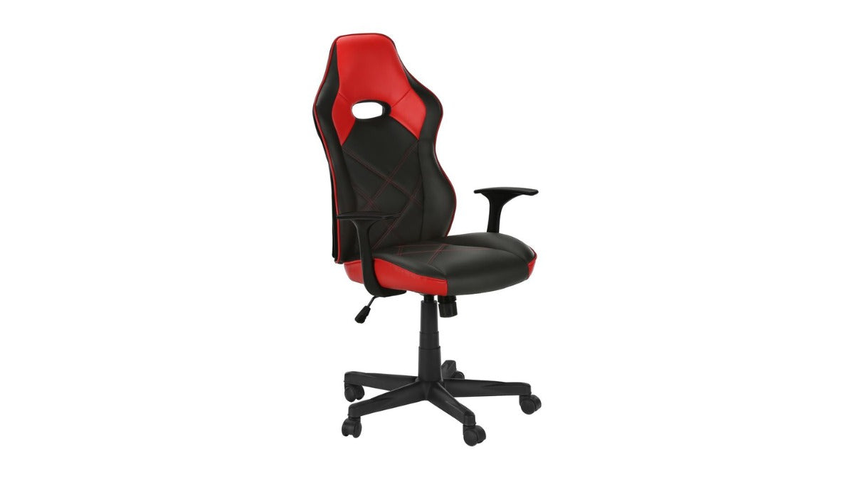 Trio Supply House Office Chair Gaming Leather-look Black-Red