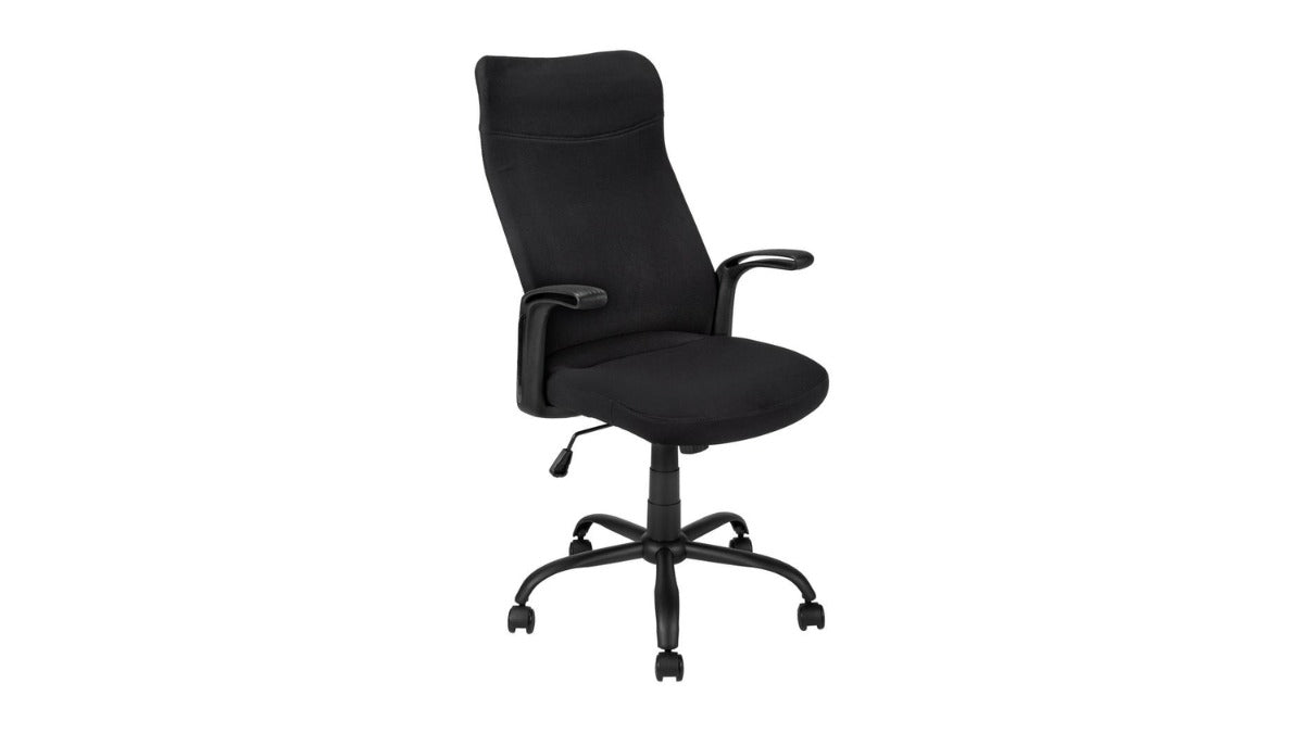 Trio Supply House Fixed Armrests Chair: Multi-Position Black
