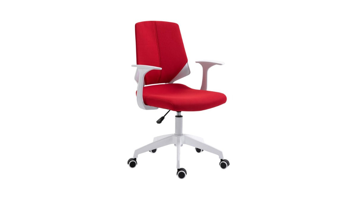 Trio Supply House Height Adjustable Mid Back Office Chair Red