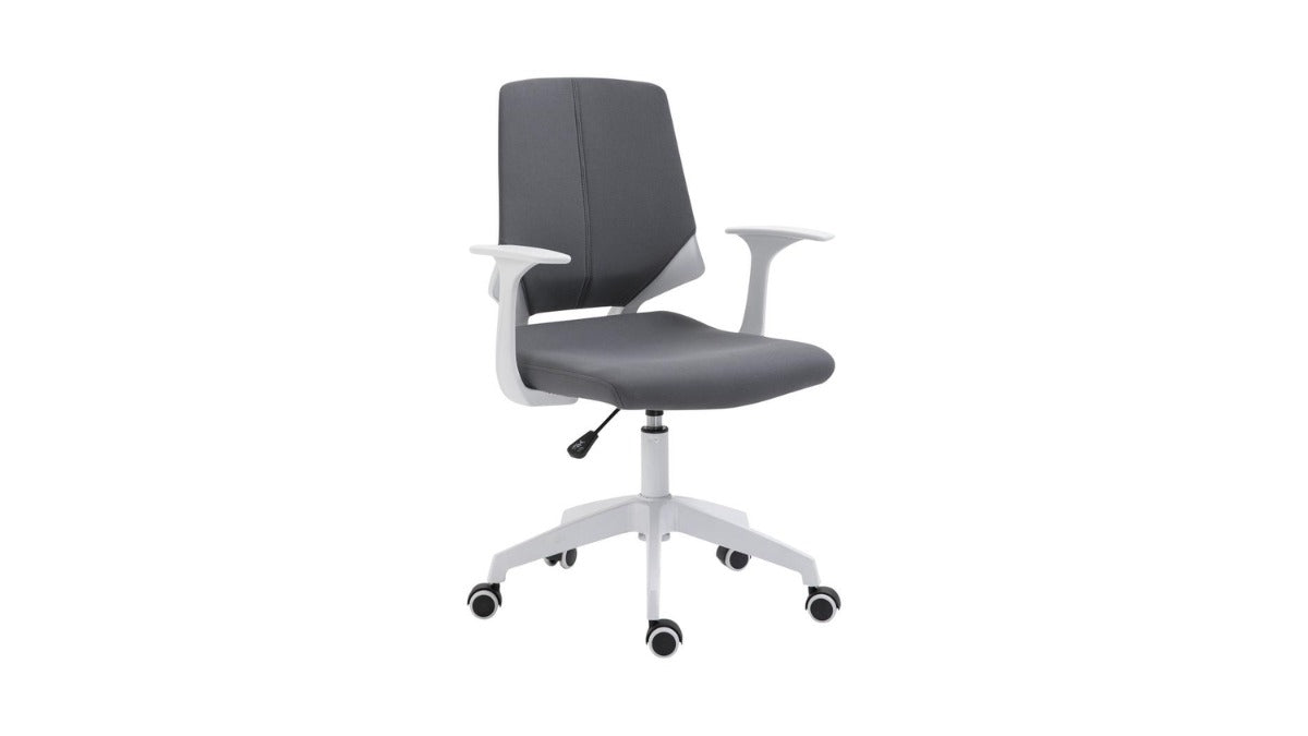 Trio Supply House Height Adjustable Mid Back Office Chair Grey