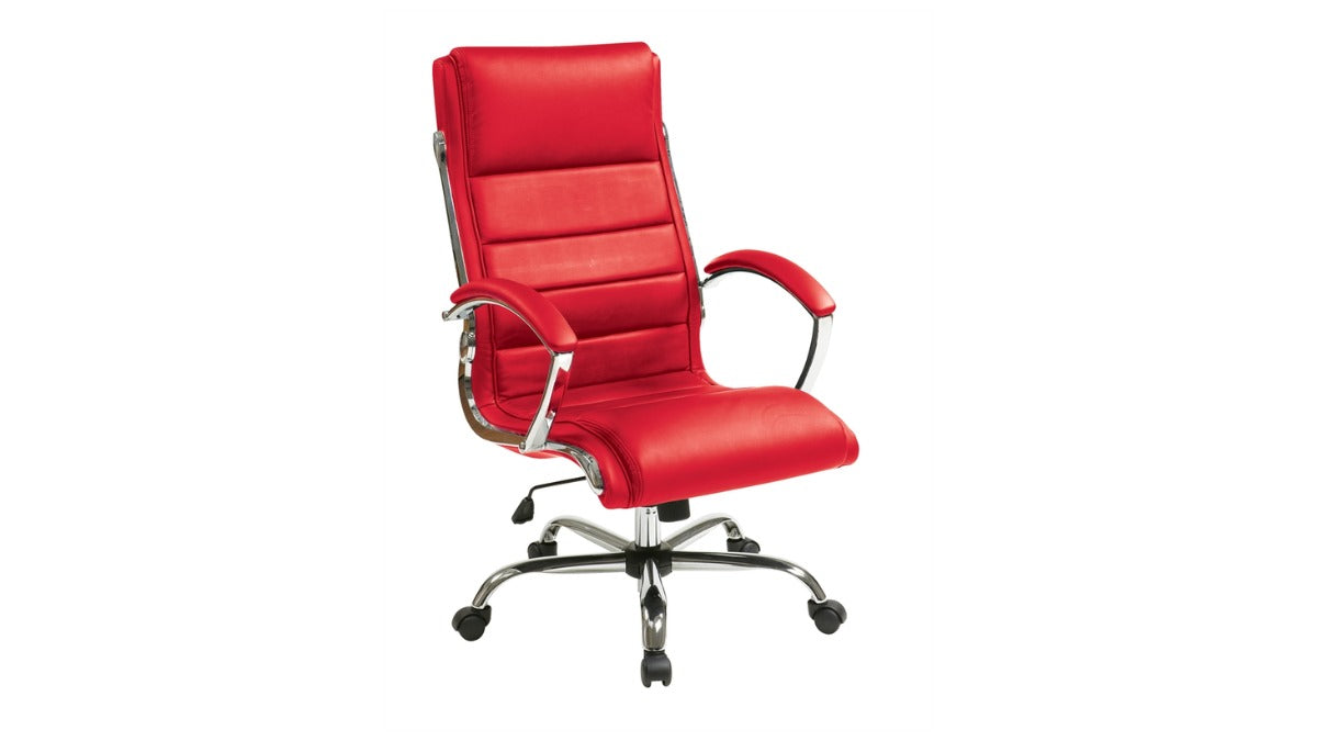 Trio Supply House Executive Office Chair Red