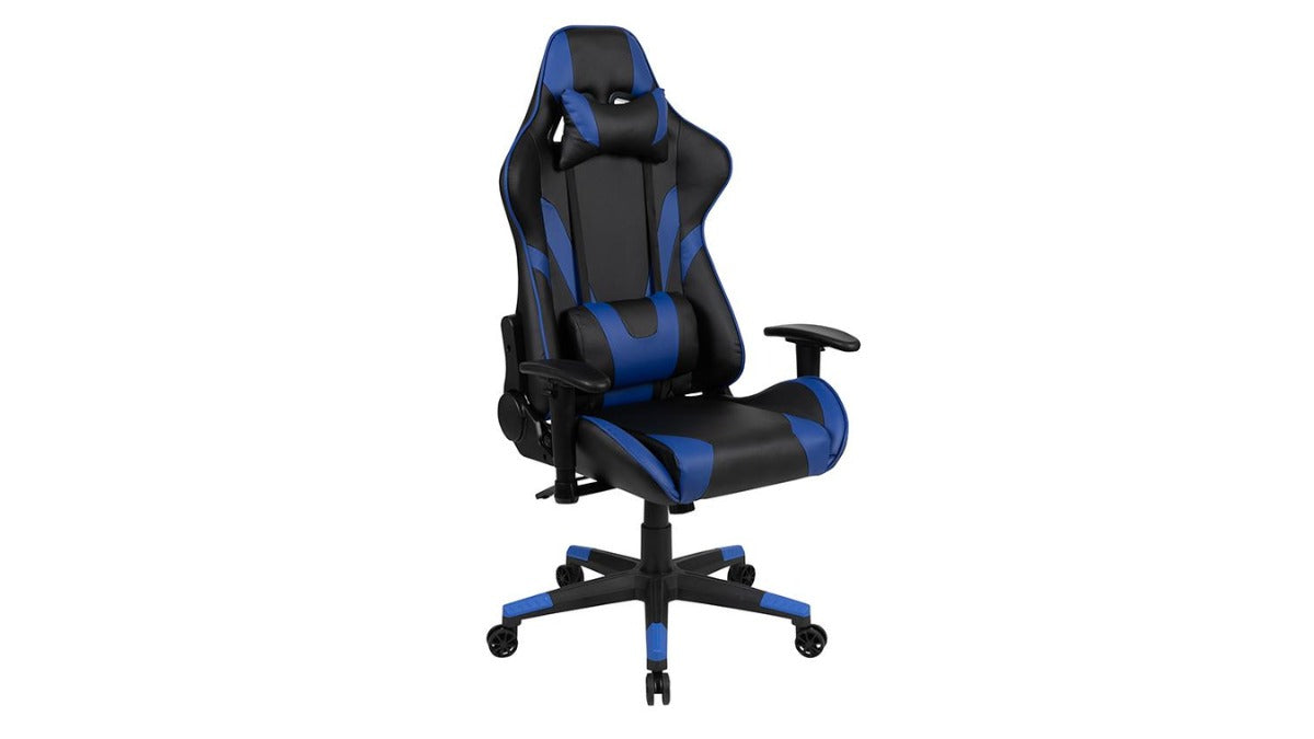 Skyline Decor X20 Gaming Chair: Adjustable Swivel Chair Blue