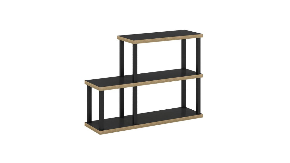 Trio Supply House Turn-N-Tube Tools 3-Tier Ladder Shelf Black