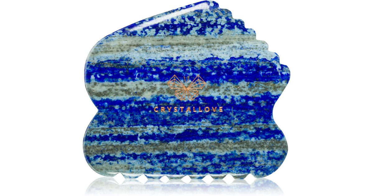 Crystallove Lapislazuli-Kontur Gua Sha Massage-Tools