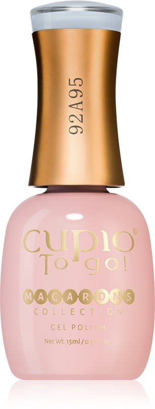 Cupio Na drogę! Macarons Gel Nail Polish z lampą UV-LED Kolor Toasted Coconut 15ml