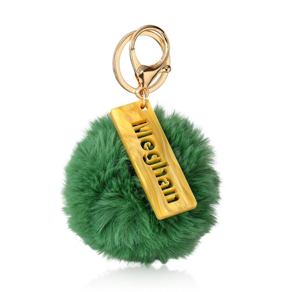 Personalised Pom Pom Bag Charm - Key Chain