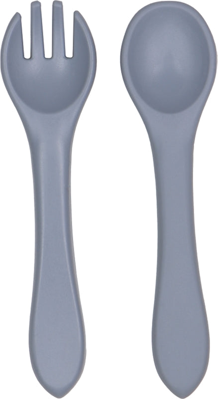 Tryco Cubiertos Infantiles Azul Polvoriento 2 Piezas