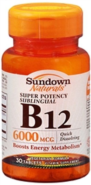 Sundown Naturals Vitamin B-12 Supplement