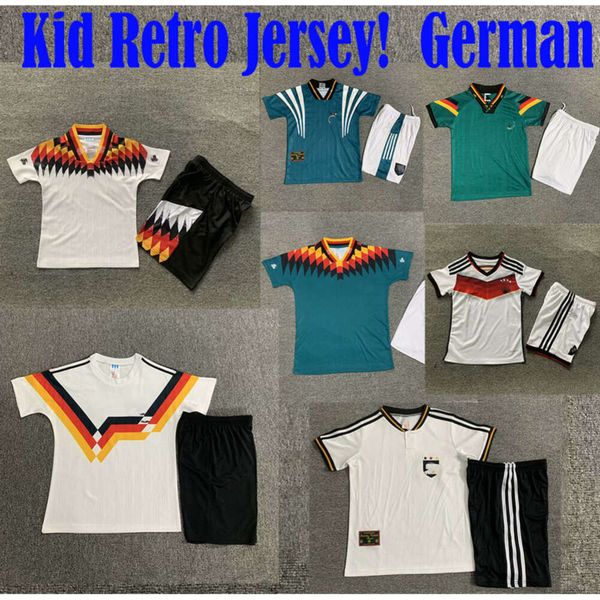 KID Retro Jersey Germanys World Cup 90 9294 96 14 15 Littbarski BALLACK Soccer Jersey KSMANN Shirts KALKBRENNER Matthaus Hassler Bierhoff KL