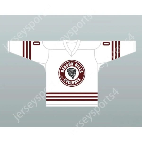 Gdsir Custom DEREK HALE 00 BEACON HILLS CYCLONES HOCKEY JERSEY TEEN WOLF TV SERIES Top Ed S-M-L-XL-XXL-3XL-4XL-5XL-6XL