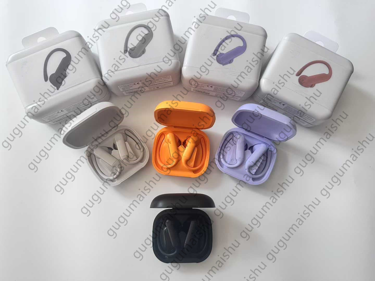 Sport Wireless Power Pro 2 pop-up Earbuds Bluetooth Headphones - True Wireless Earbuds Earphones with Comfortable Earhooks, IPX4 Sweatproof for Runn