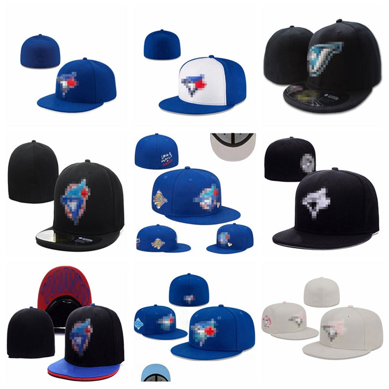 Blue Jays- Baseball caps mens women hiphop gorras bones sunbonnet casual sports cap Full Closed Fitted Hats 2025