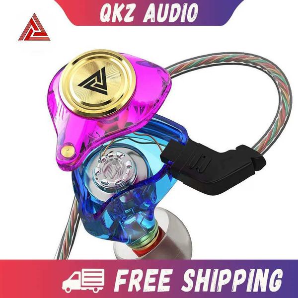 QKZ AK3-FiLe Wired Earphone HiFi Music Monitor Bass phones With Microphone Noise Cancelling set For Sport Gaming Earbuds Z250114