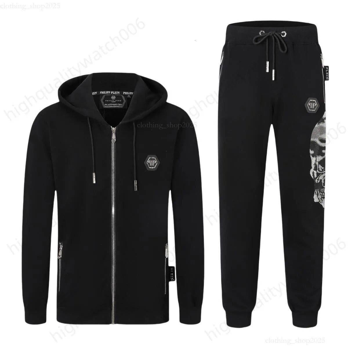 Plein Tracksuits Designer BEAR Mens HOODIE JACKET TROUSERS CRYSTAL SKULL Tracksuit Men Hoodies Casual Tracksuits Jogger Jackets Pants Sets Sporting