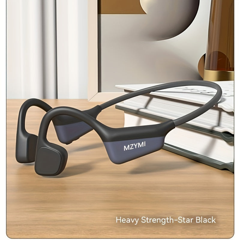 TEMU Bone Conduction Headphones 15h Playtime, Bone Conduction Earbuds, Open Ear Headphones Wireless Earbuds Sport Headphones With Mic Headset For