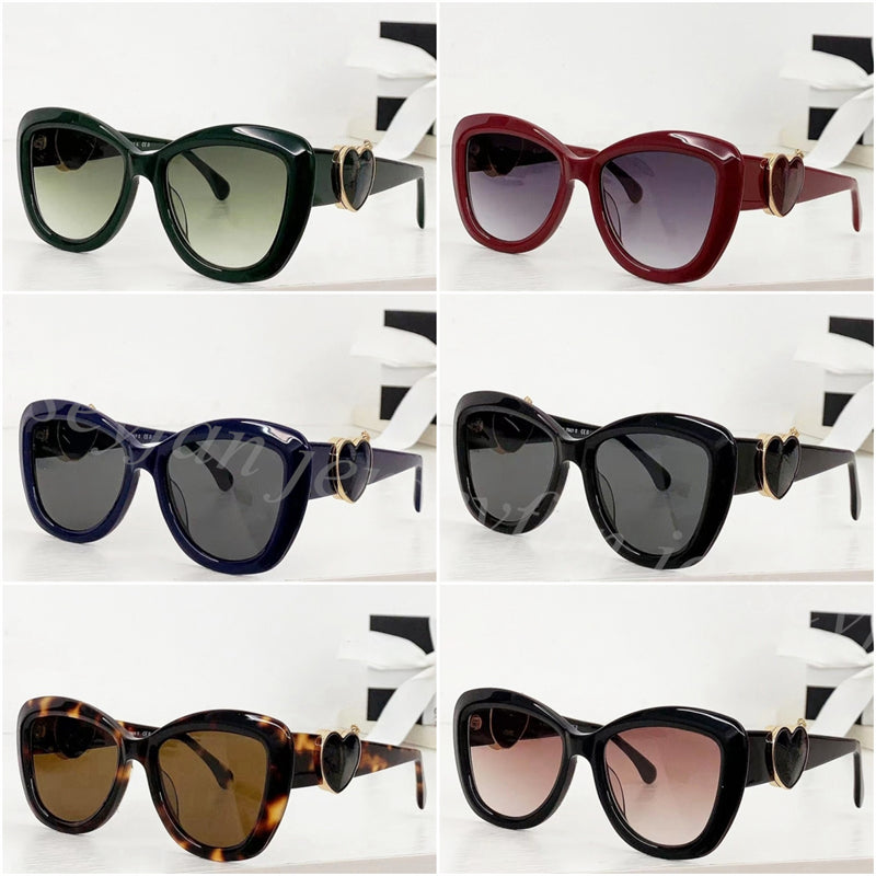 Premium Quality Women Sunglasses Leg With Heart Makeup Mirror Special Design Sunglass 26509