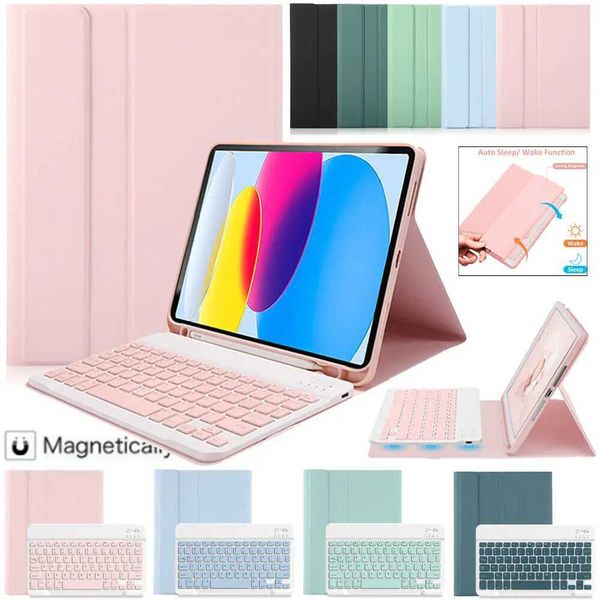 High Quality Suitable for iPad Mini 5 4 3 2 1st with keyboard candy color leather stand label shell detachable wireless keyboard 7.9-inch A2