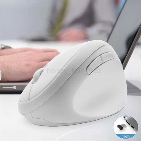 Portable Ergonomic 2.4G Wireless Vertical Mouse USB Optical Wired Mause Mini Computer Gaming Mice For PC Laptop Tablet OfficeM240725
