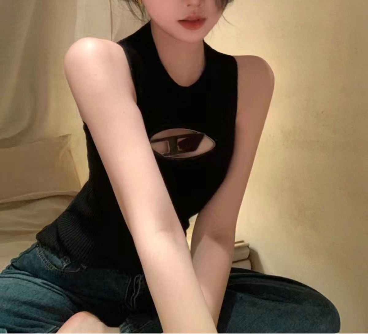 Designer Women&#039;s Tanks Fashion Tank Top Shirt High Quality Newest Womens Letter Print Short Sleeve Round Neck Cotton Tees