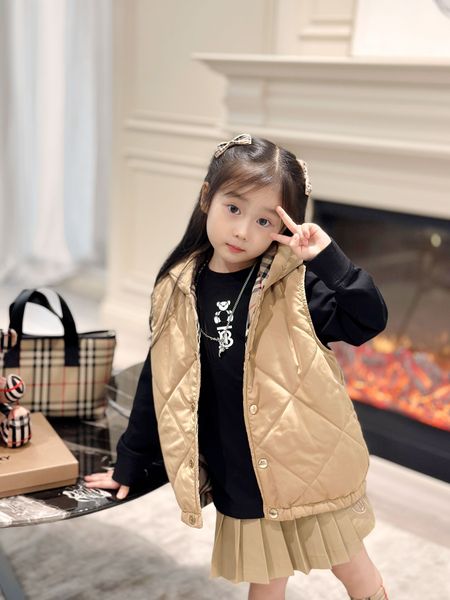 M O brand designer Kids Boy girl down jacket puff jacket luxury gift with NFC chips Authentic packing 0424