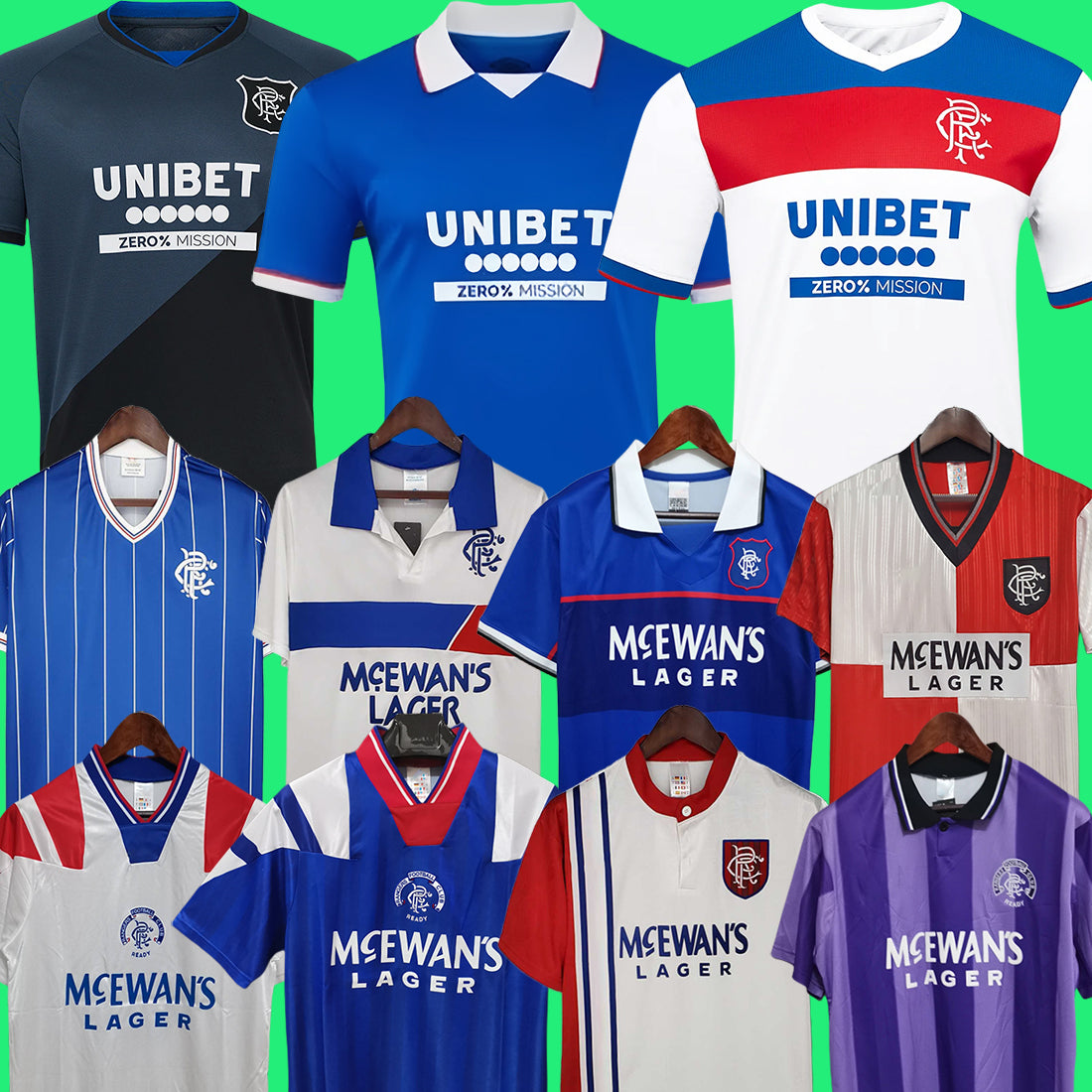 25 26 Retro Rangeres Soccer Jerseys 93 94 95 96 97 98 99 00 01 02 03 08 09 football shirts Classic Vintage kits men kids kits 2025 2026